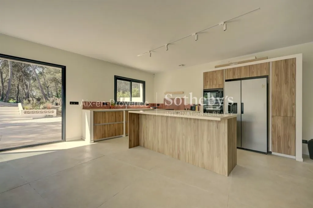 Köök - Contemporary Villa with Pool in Ventabren
