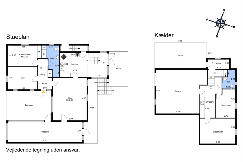 Plaan - Villa with Kattegat View in Sæby