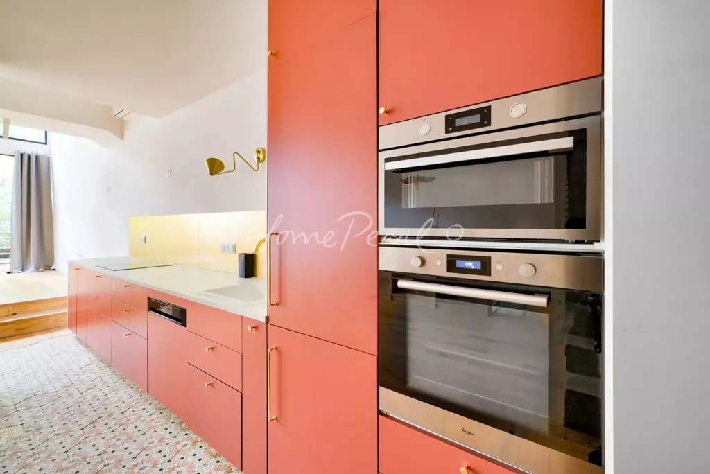 Kitchen - Loft Villa with Terrace in Parc des Côteaux d'Avron