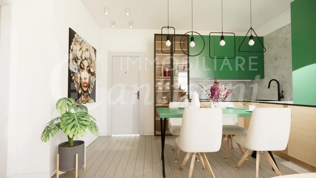 Cuisine - Newly Built Apartment with Terraces in Florence
