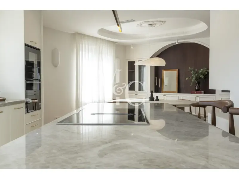 Köök - Penthouse with 360° Views in Goya, Madrid