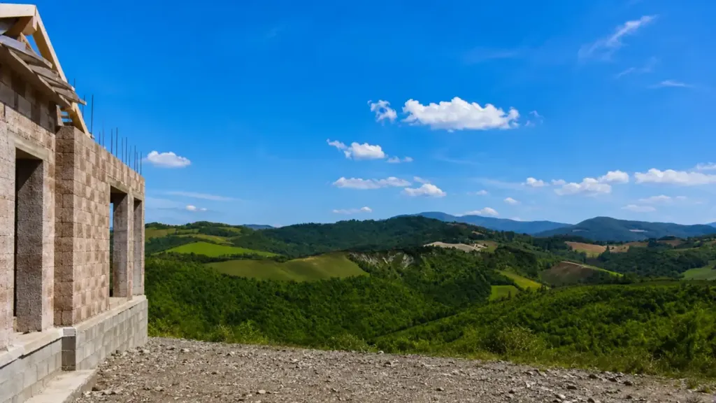 Exterior - New Villa with Mountain View in Talignano