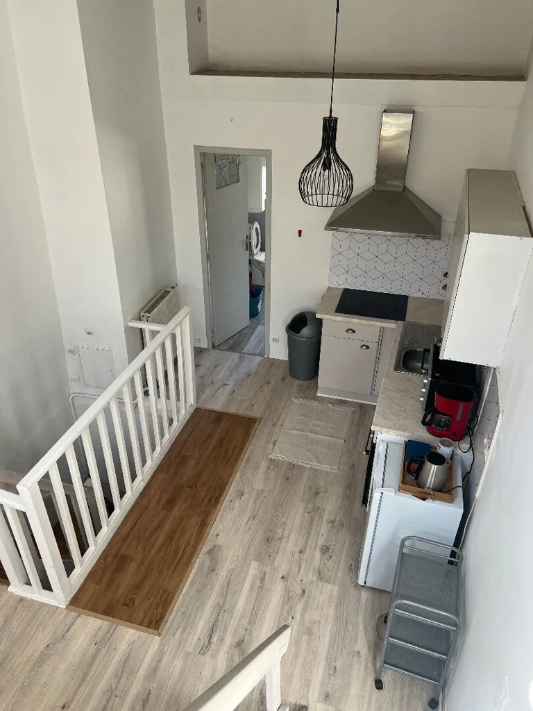 Köök - Duplex Apartment with Balcony in Orléans Centre