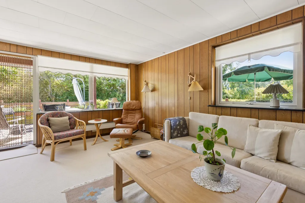 Living Room - 1975 Summerhouse with Garden in Slagelse