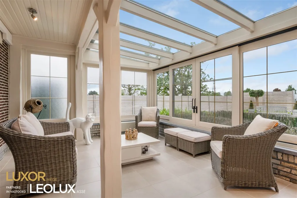 Terrasse - Villa avec Jardin et Véranda à Liedekerke