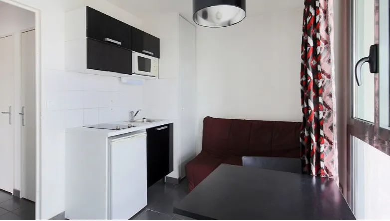 Köök - Student Studio in Lyon 7th Arrondissement