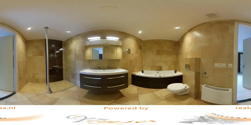 Bathrooms - Semi-Bungalow with Private Garden in Markelo