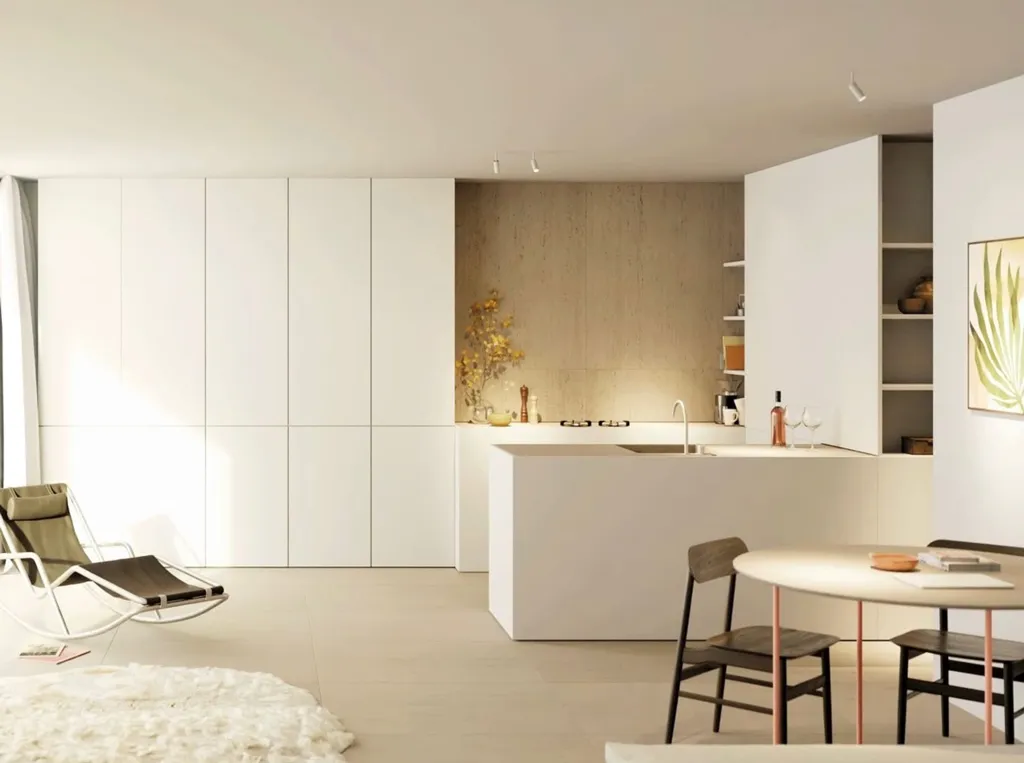 Séjour - Appartement moderne avec terrasse à Oostduinkerke-Bad