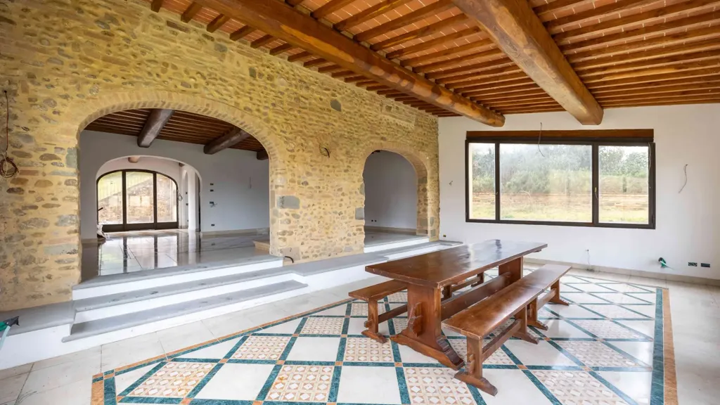 Dining Room - Rustic Complex with Garden in Montespertoli