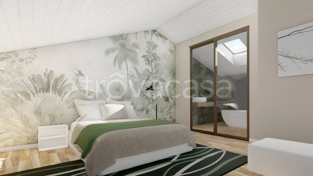 Retrofitted Mansard Apartment with Balcony in Bra