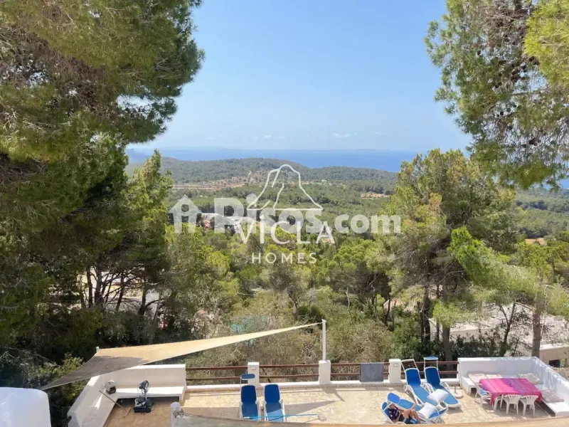 Terrass - Apartment with Sea View in Es Cubells