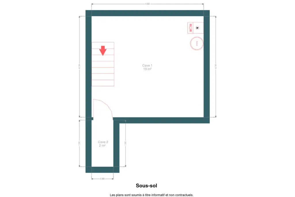 Floor Plan - Renovated 3-Fronted House in La Hulpe