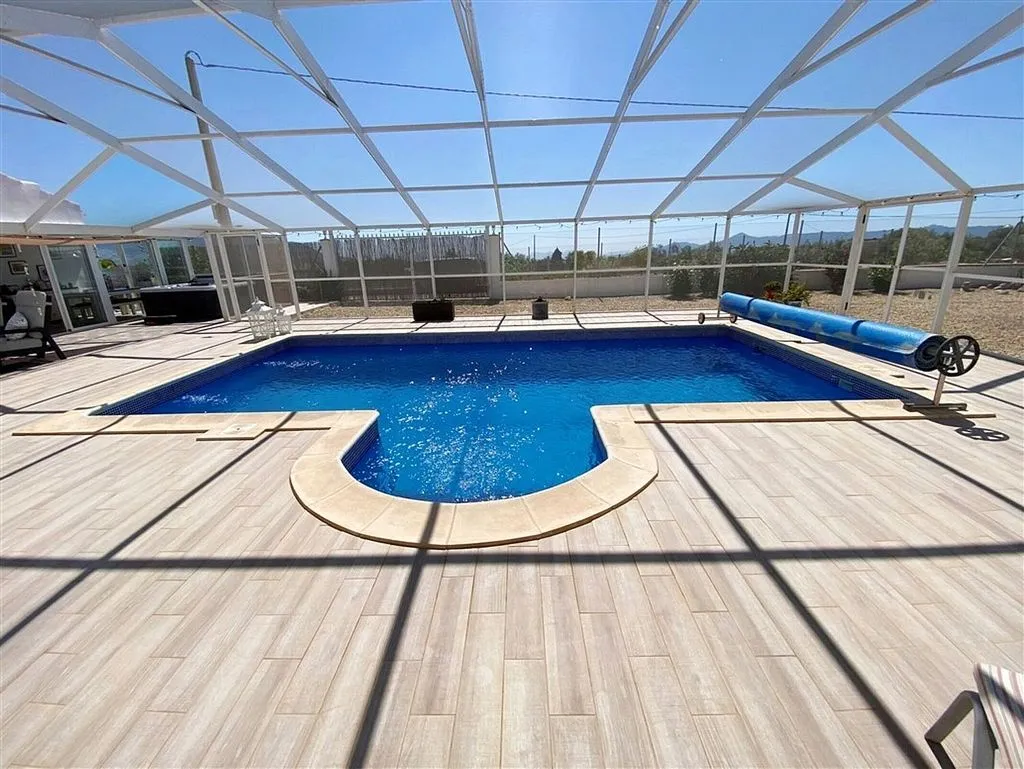 Piscine - Modern Chalet with Pool and Terrace in Huércal-Overa