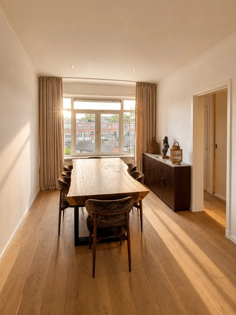 Söögituba - Renovated Duplex with Water View in Rotterdam