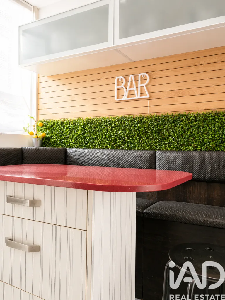 Kitchen - Apartment with Garden and Sea View in Málaga