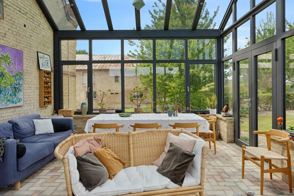 Terrasse - Classical Country Villa with 24 Hectares near Sønderborg