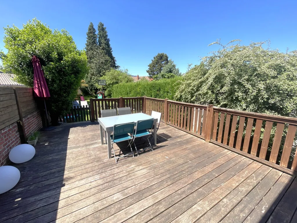 Terrasse - Maison Bel Étage avec Jardin à Saint-André-lez-Lille