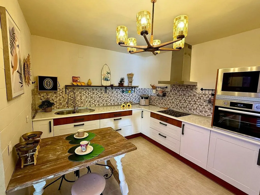 Kitchen - Penthouse with Pool in Talamanca de Jarama