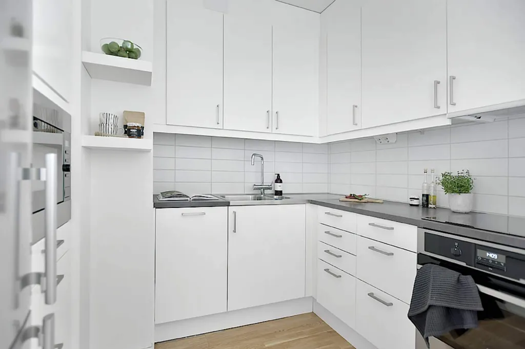Cuisine - Modern Apartment with Gym in Vällingby