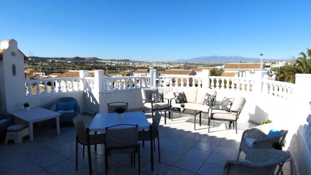Terrasse - Neptuno Villa with Pool in Camposol, Mazarrón