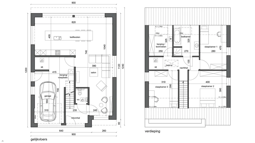 Maison 3 chambres à Oostakker