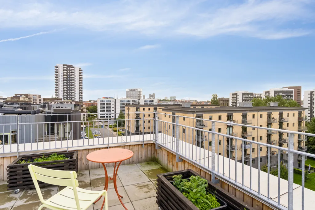 Terrace - Studio Apartment with Terrace in Aarhus C