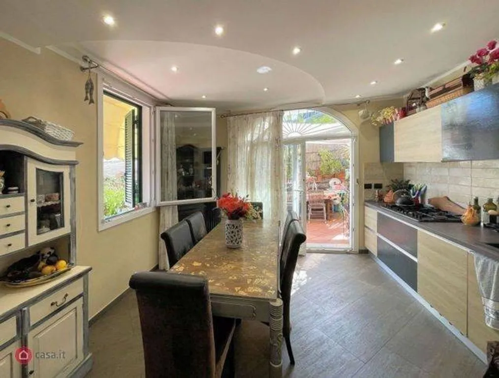Köök - Luxury Villa with Pool in Recco, Liguria