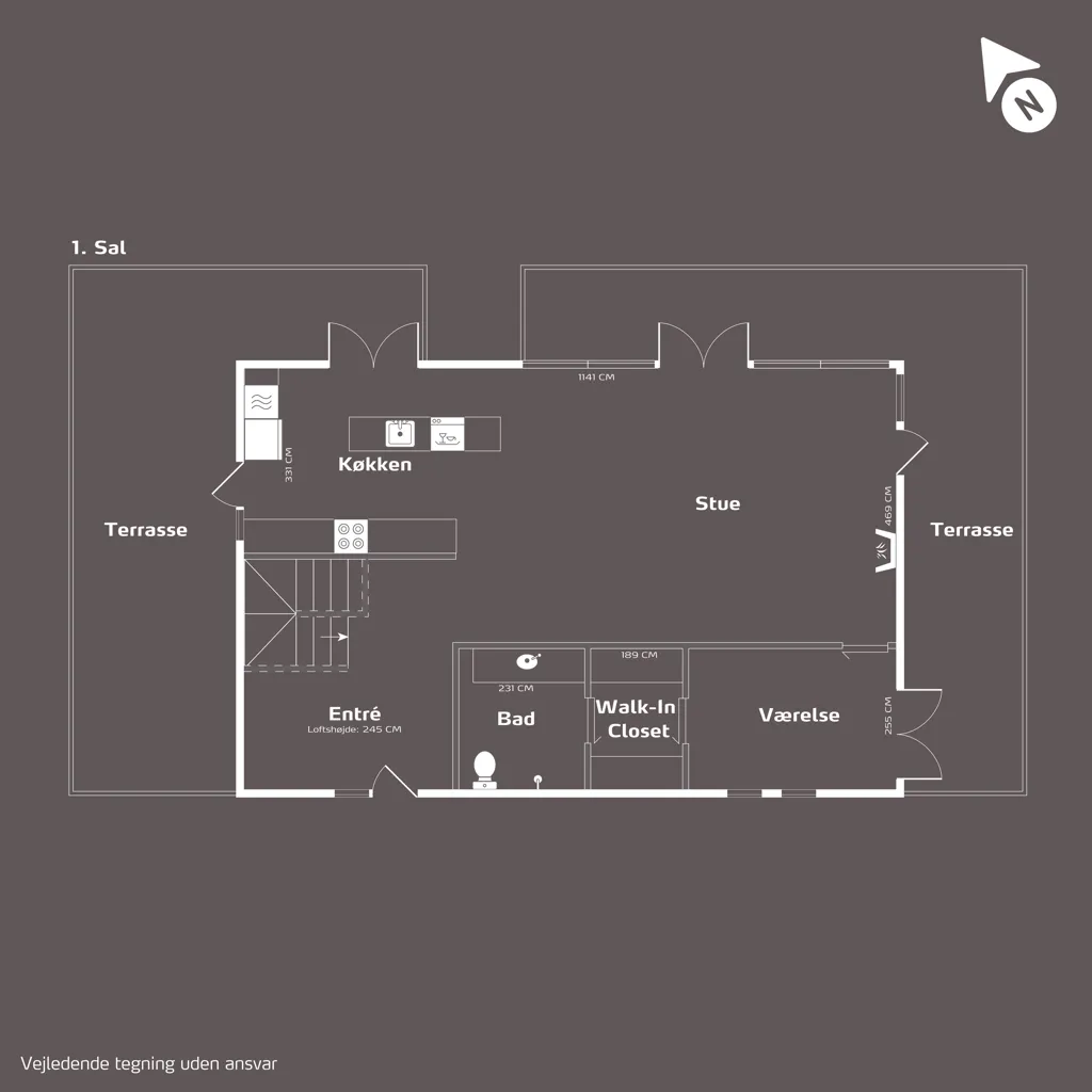 Plan - Architect-Designed Villa in Vejle