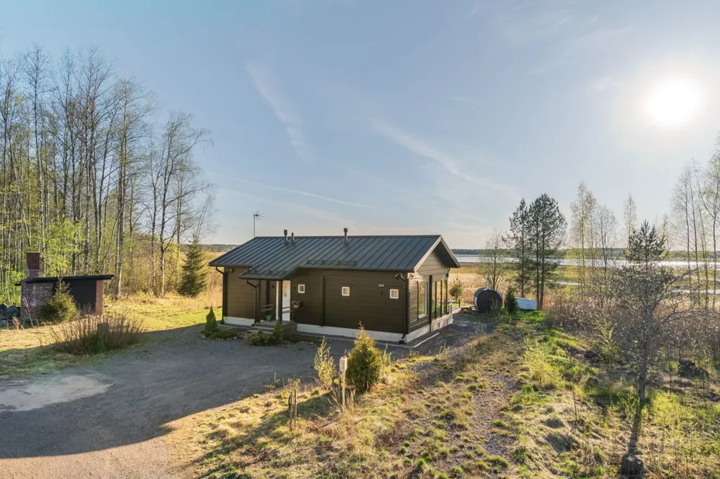 Aerial - Cottage with Sauna in Ridasjärvi