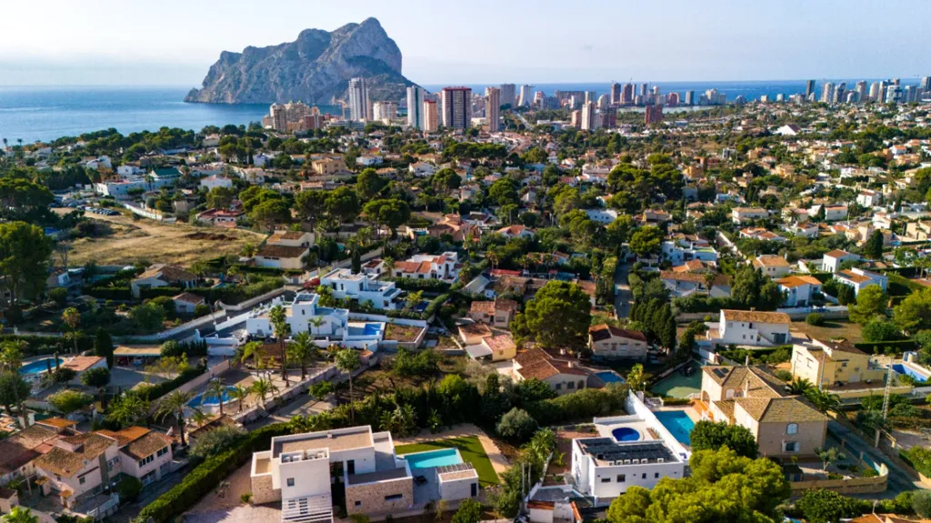 Õhuvaade - Contemporary Chalet with Solar Installation in Calpe