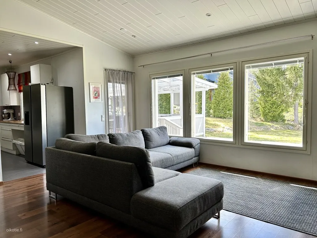 Séjour - Modern House with Sauna in Nyyssäniemi