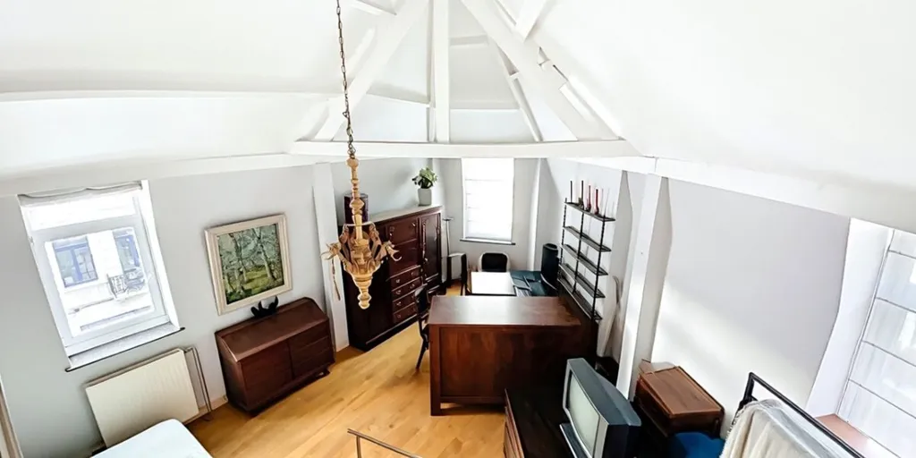 Séjour - Maison mixte avec terrasse à Elsene