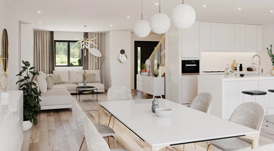 Salle à manger - Maison à Construire avec Jardin à Ormesson-sur-Marne