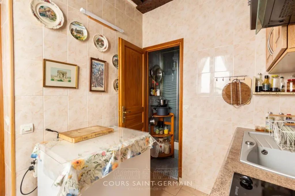Köök - Charming Studio with Mezzanine in Saint-Michel