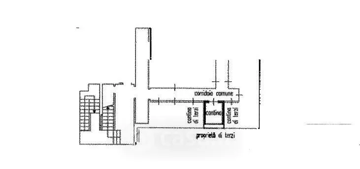Plan - Trilocale with Balcony near Piazza Firenze, Milan