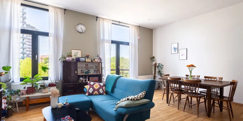 Séjour - Appartement avec Terrasse à Berchem