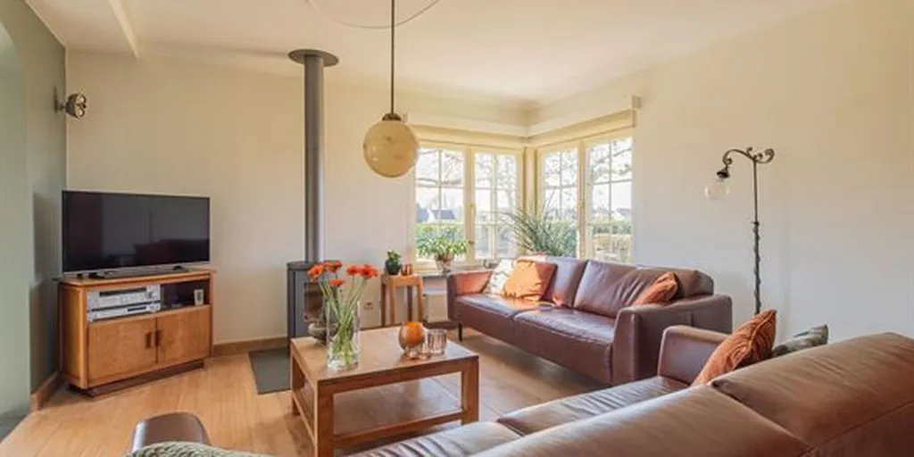 Séjour - Villa avec Jardin et Vue sur les Prairies à Breendonk
