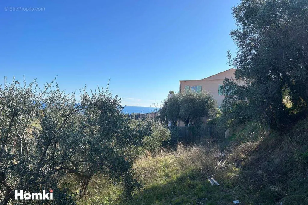 Garden - Buildable Plot with Sea View in Nice Bellet