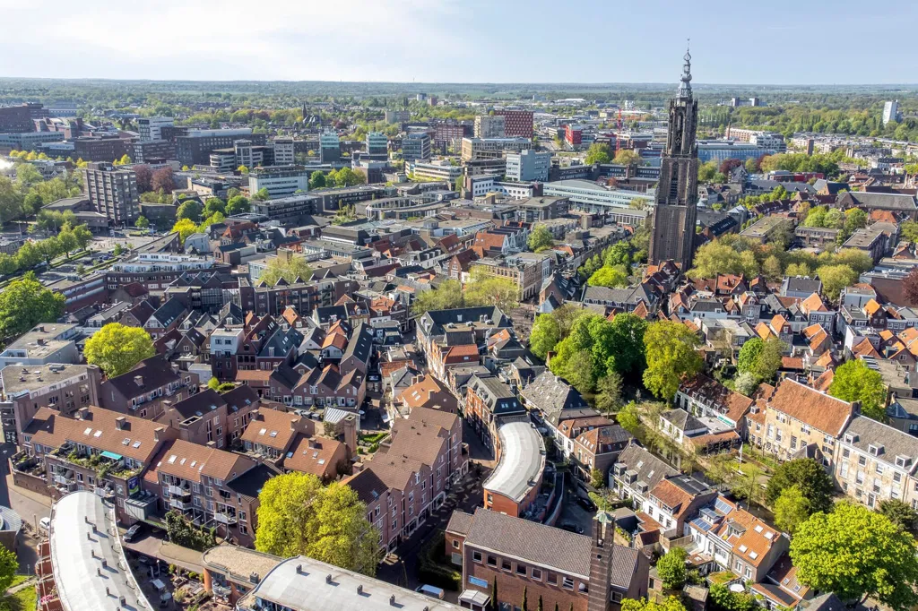 Vue aérienne - Apartment with Rooftop Terrace in Amersfoort