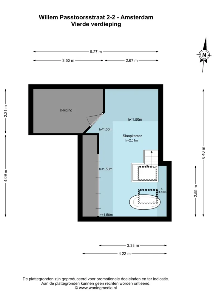 Plaan - Corner Duplex with Skylights in De Pijp