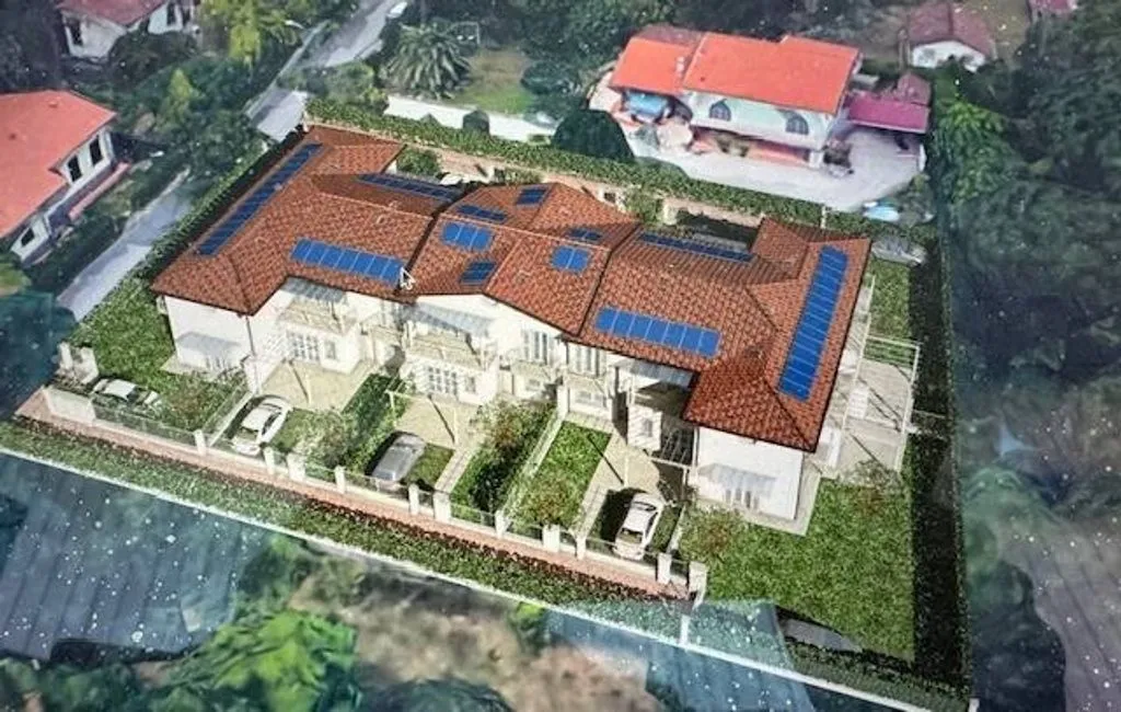 Vue aérienne - Luxury Terraced House with Sea View in Cinquale