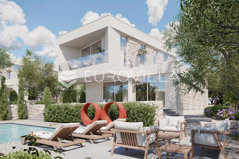 Piscina - Luxury Villa with Pool and Sea Views in Villa del Sud