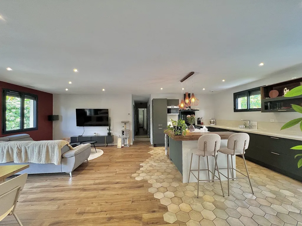 Kitchen - Renovated House with Pool Potential in Tignieu-Jameyzieu