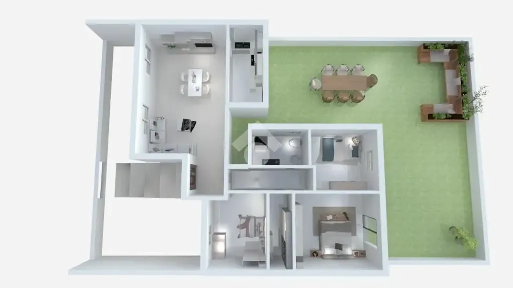 Plaan - Rustic Villa with Garden in Alliste