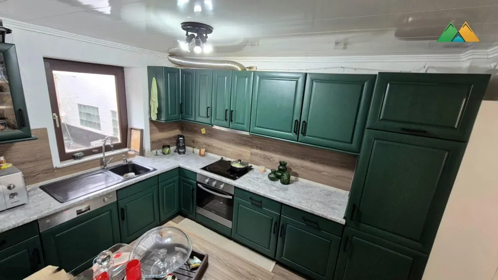 Cuisine - Maison avec Terrasse et Jardin à Wormeldange
