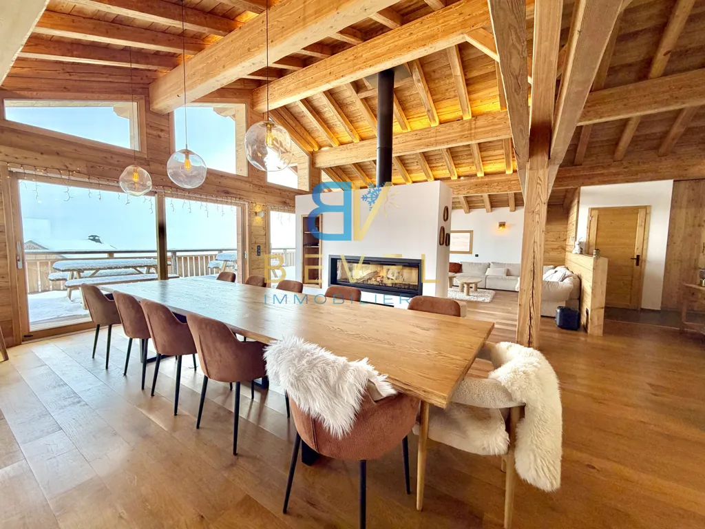 Sala da pranzo - Contemporary Chalet with Panoramic View in La Toussuire