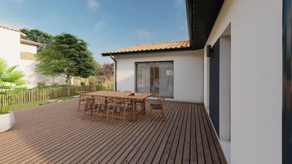 New House with Garden in Lalbenque