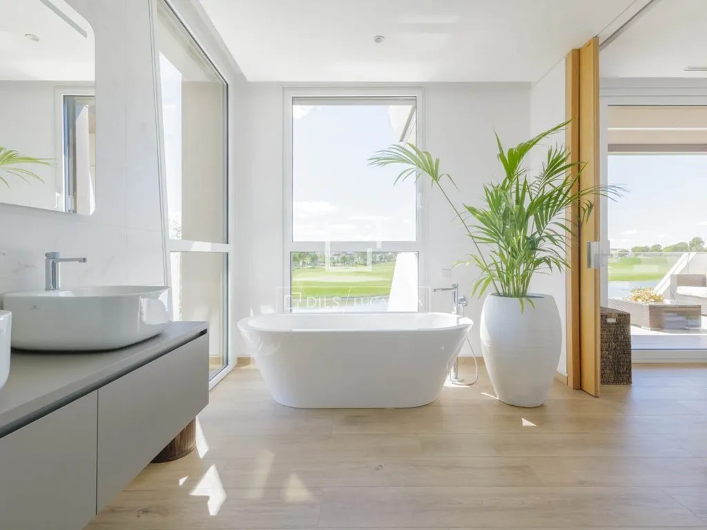Bathrooms - Luxury Apartment with Golf Course Views in La Finca