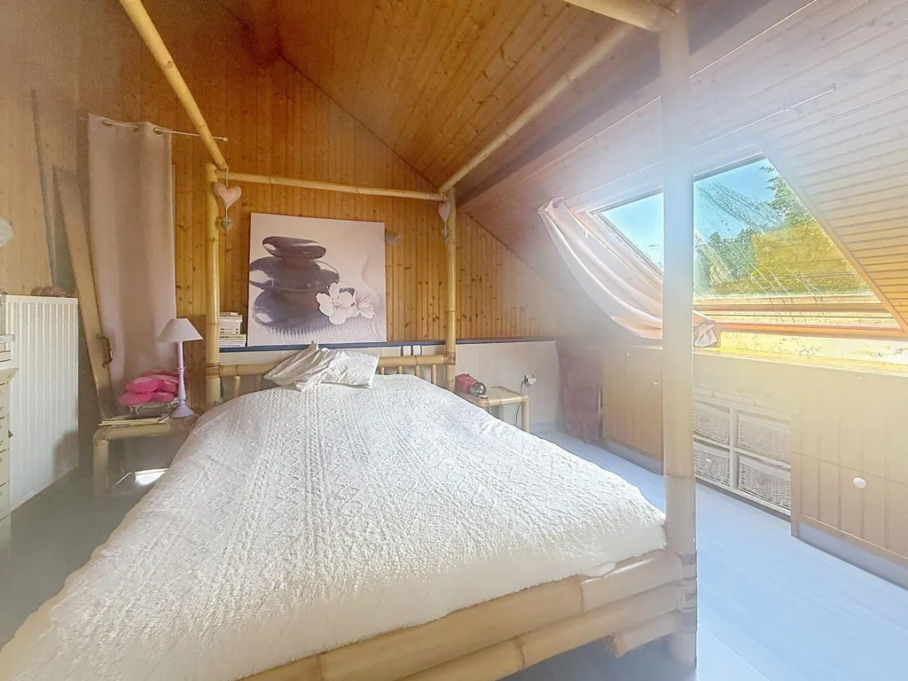 Chambres - Maison avec Jardin et Véranda à Ligné