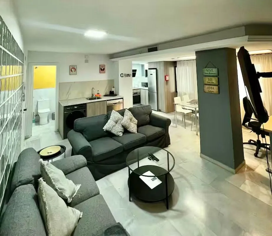 Soggiorno - 2-Bedroom Apartment with Lift in Benidorm Centre